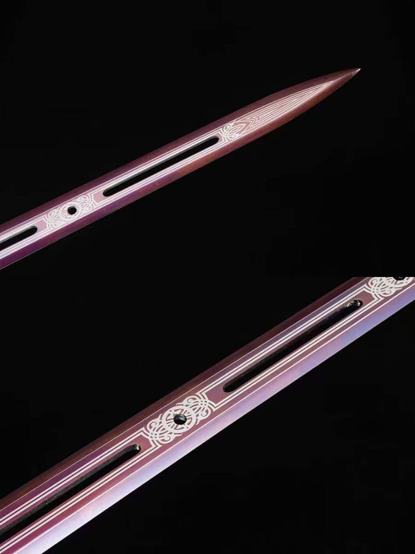 古兵器   武具　刀装具　日本刀　模造刀   居合刀 氷魂-紫閻漢剣 直刀