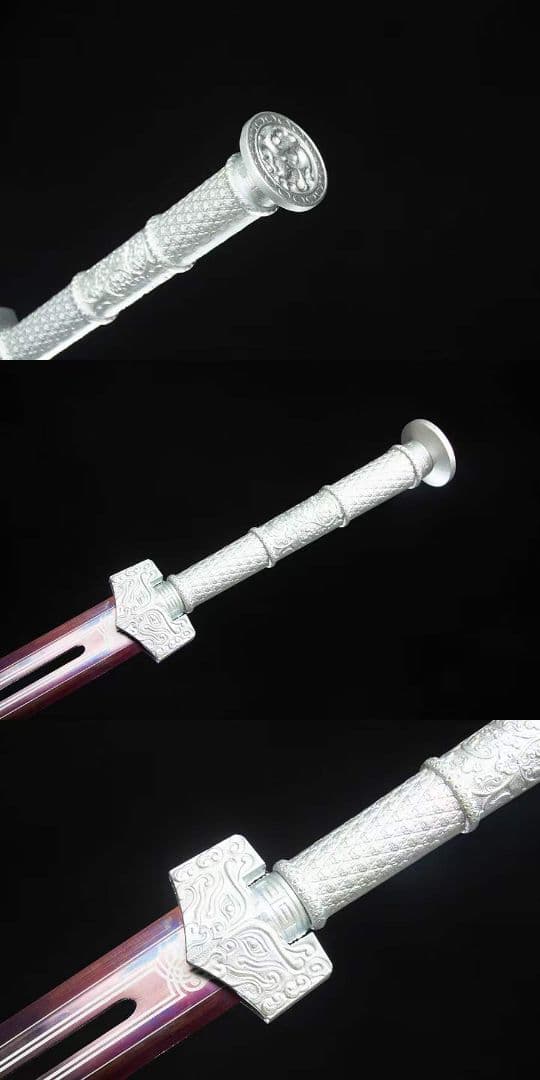 古兵器   武具　刀装具　日本刀　模造刀   居合刀 氷魂-紫閻漢剣 直刀