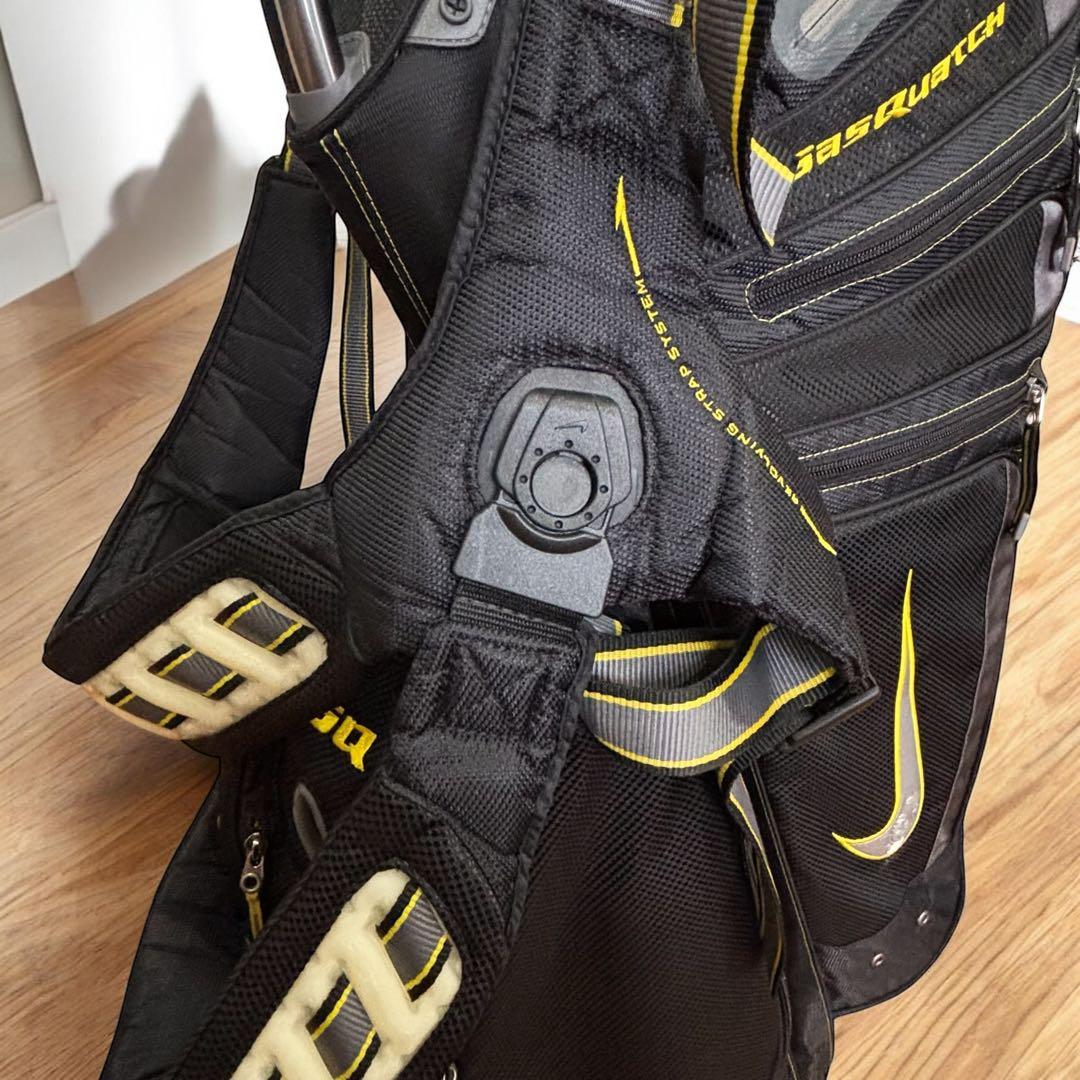 【廃盤希少】NIKE サスクワッチ スタンドキャディバッグ 14分割 軽量 黒