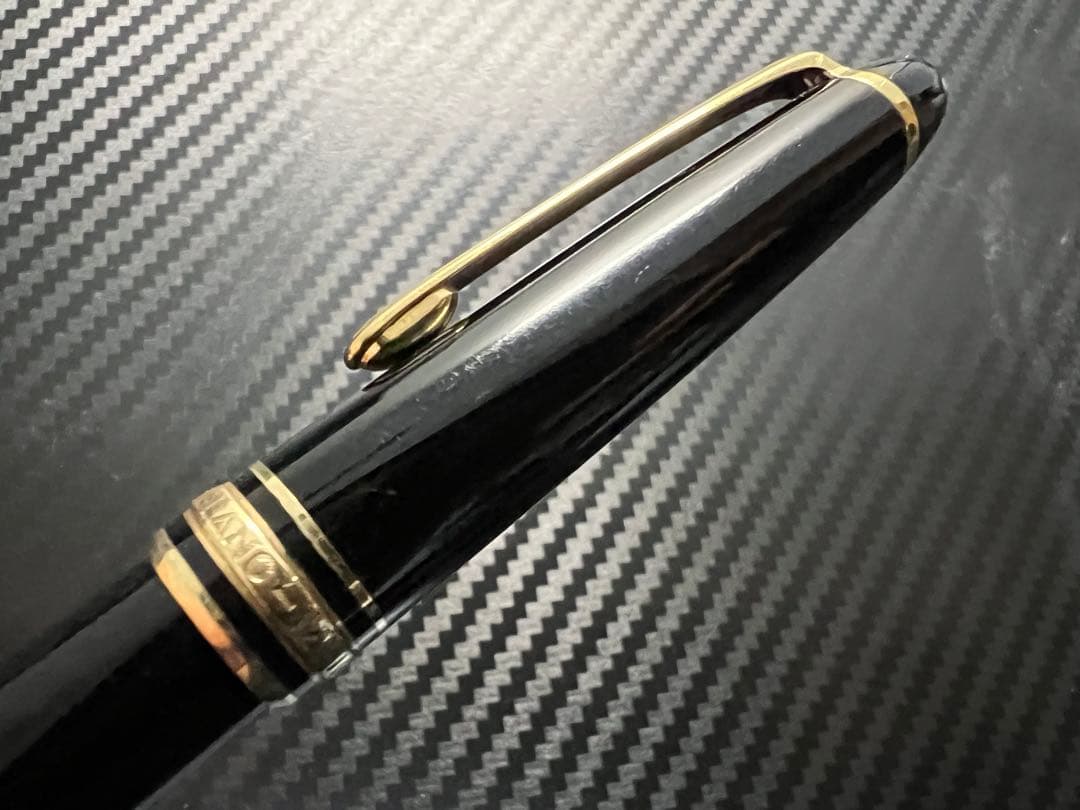 モンブラン 万年筆 美品 144 EF ブラック 全金