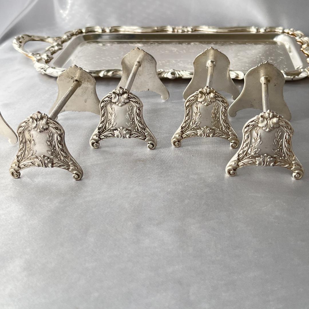 【仏蘭西】 ルイ16世様式 ナイフレスト / カトラリーレスト 6個組