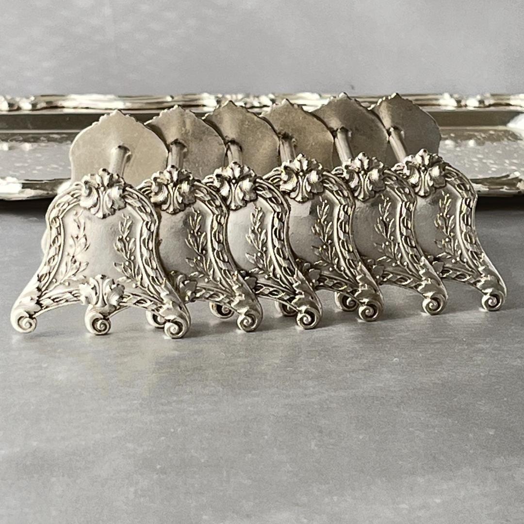 【仏蘭西】 ルイ16世様式 ナイフレスト / カトラリーレスト 6個組