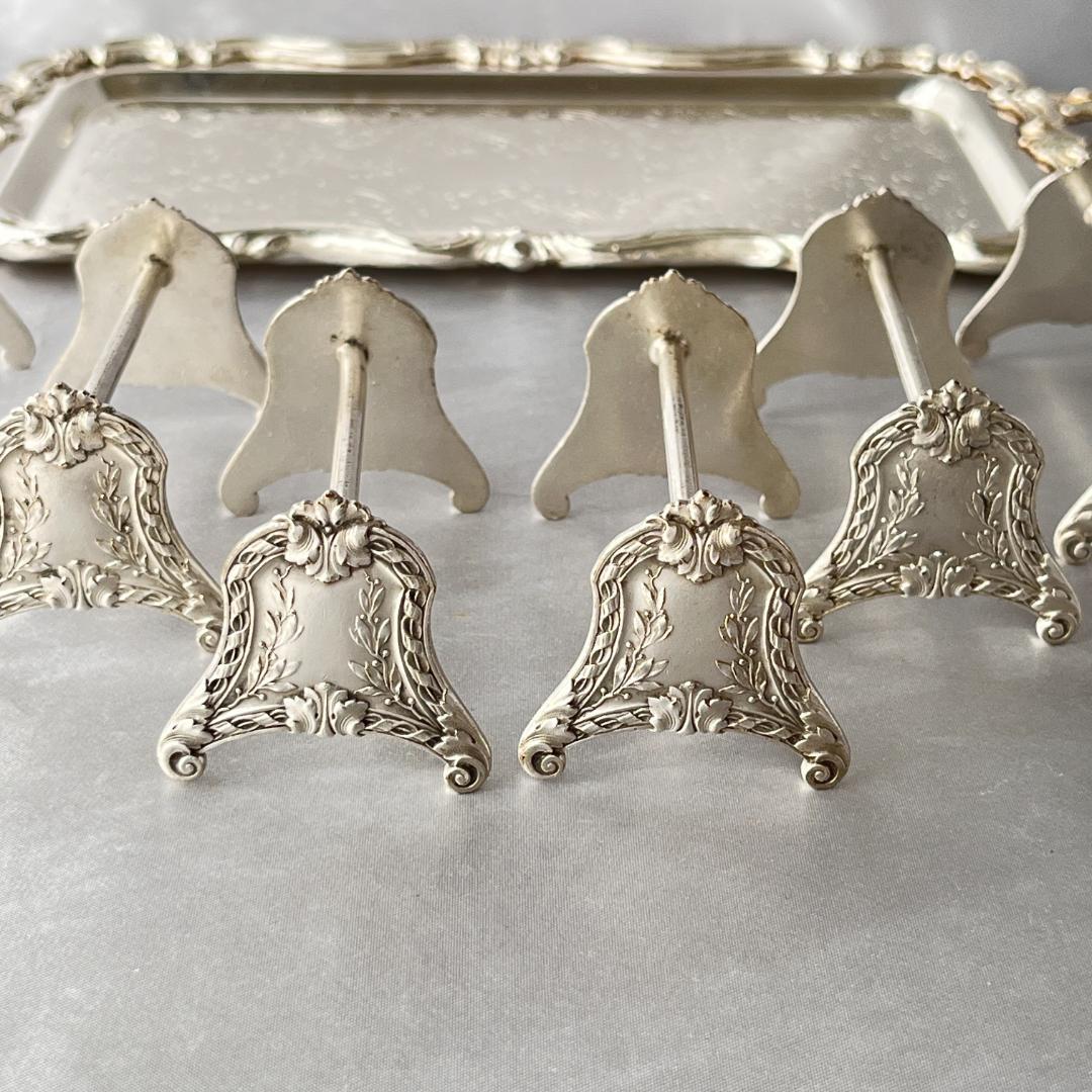 【仏蘭西】 ルイ16世様式 ナイフレスト / カトラリーレスト 6個組