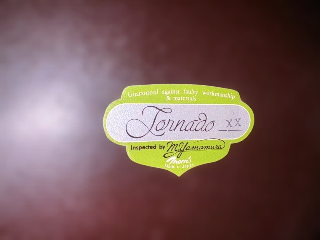 ★超極上単板トップ！エレアコの先駆者 モーリス トルネードXX 超激鳴・超美品★