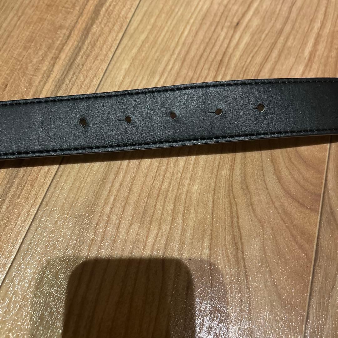美品　ワック ベルト 黒 ロゴバックル レディース メンズ　ゴルフWAAC