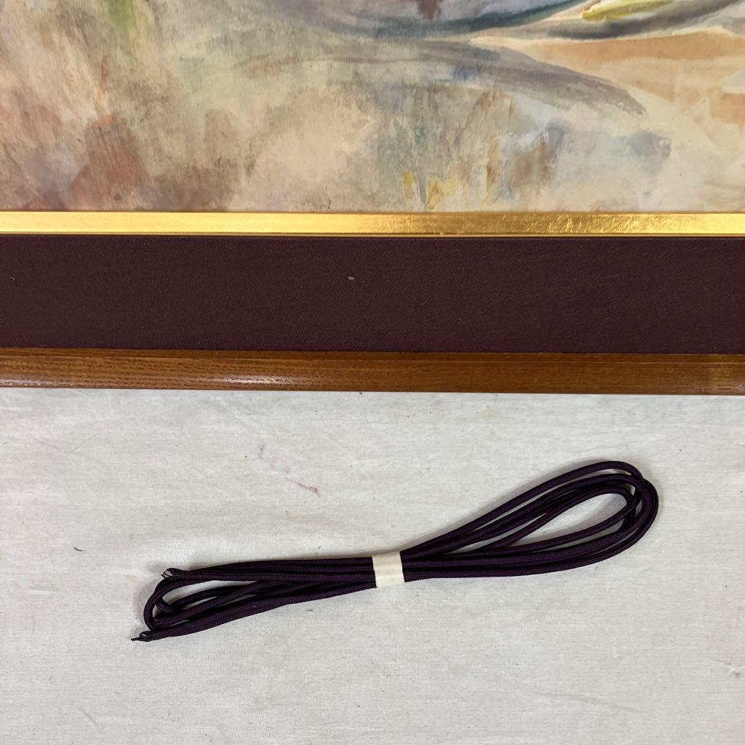 No.34120503 水彩画真野紀太郎「ばら　日本水彩画会45周年記念展出品作