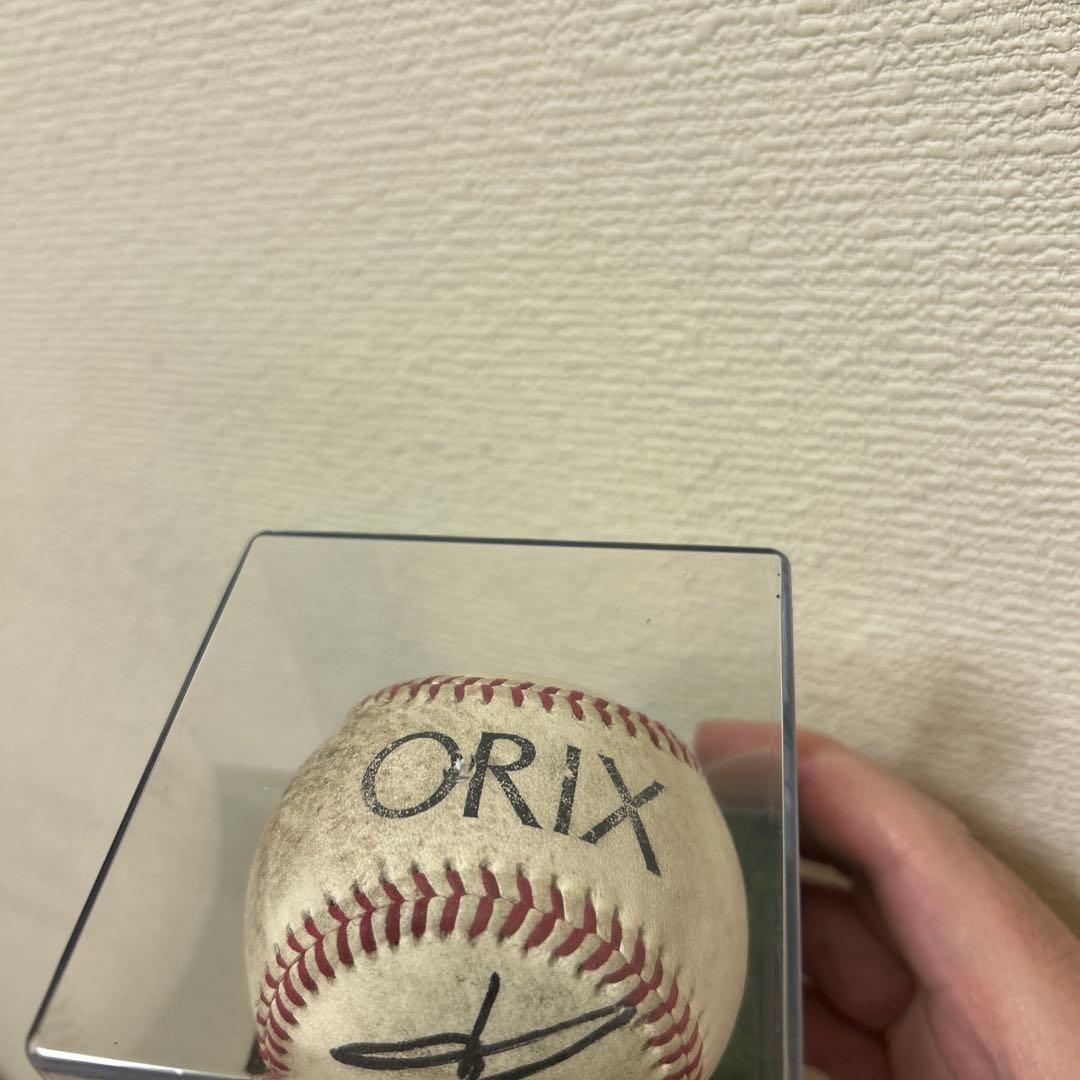 山本由伸　直筆サインボール　実使用練習球