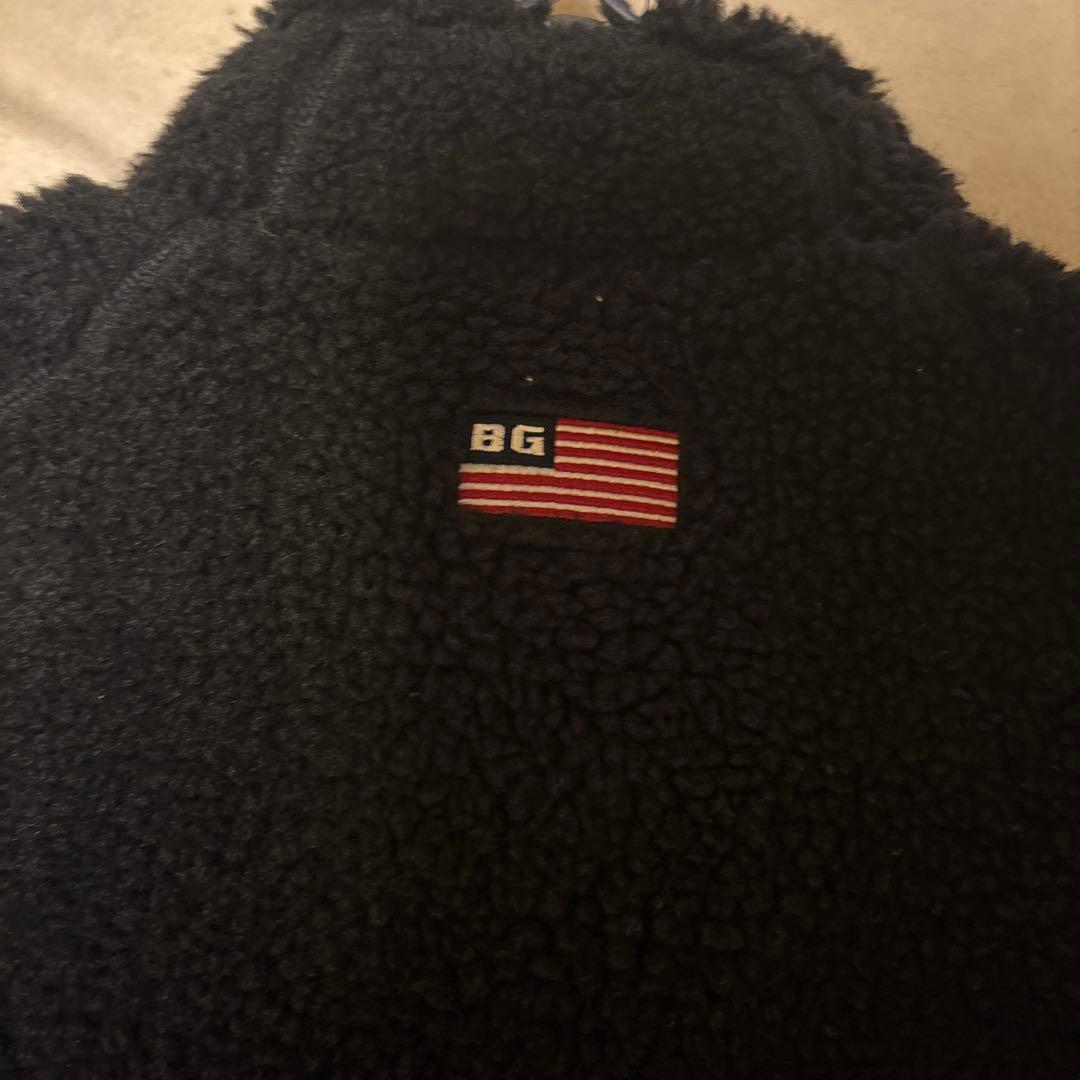 BRIEFING ブラック フリースベスト