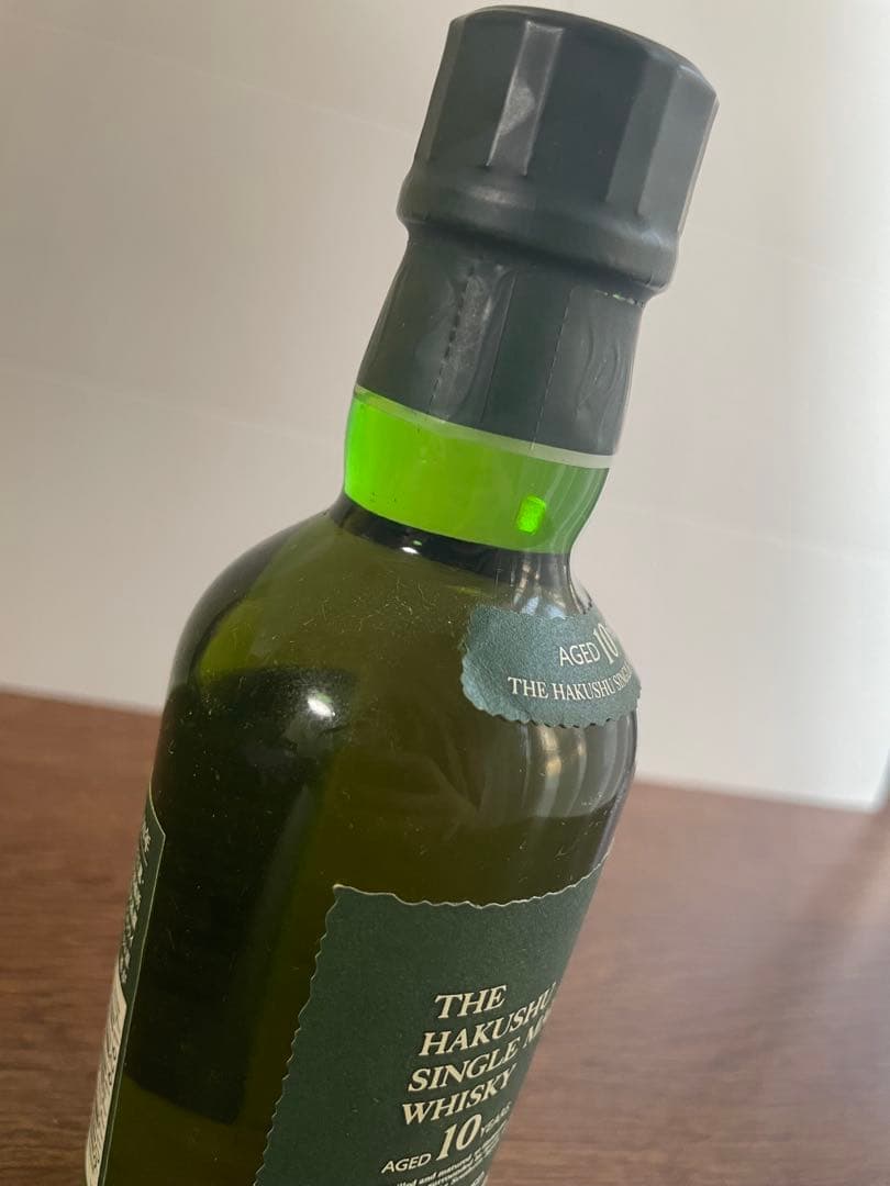 新品未開封 白州シングルモルトウイスキー 10年熟成180mlグリーンラベル