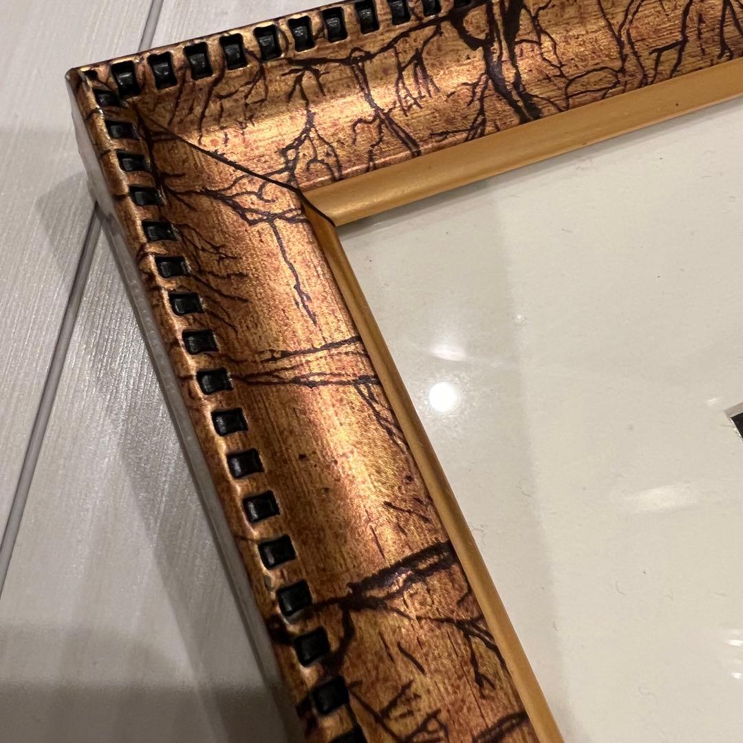 ②インド　シルク　ハンドペイント　象