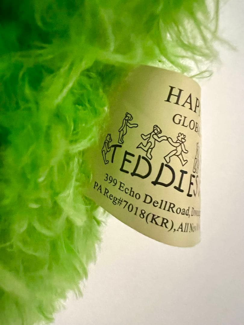 270体限定　2008 ビバリーホワイトさん サイン入り　ダッフィー　グリーン