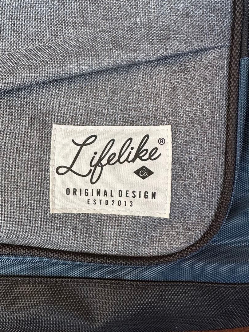 【美品】Lifelike ペットキャリー リュック 耐荷重15kg ネイビー