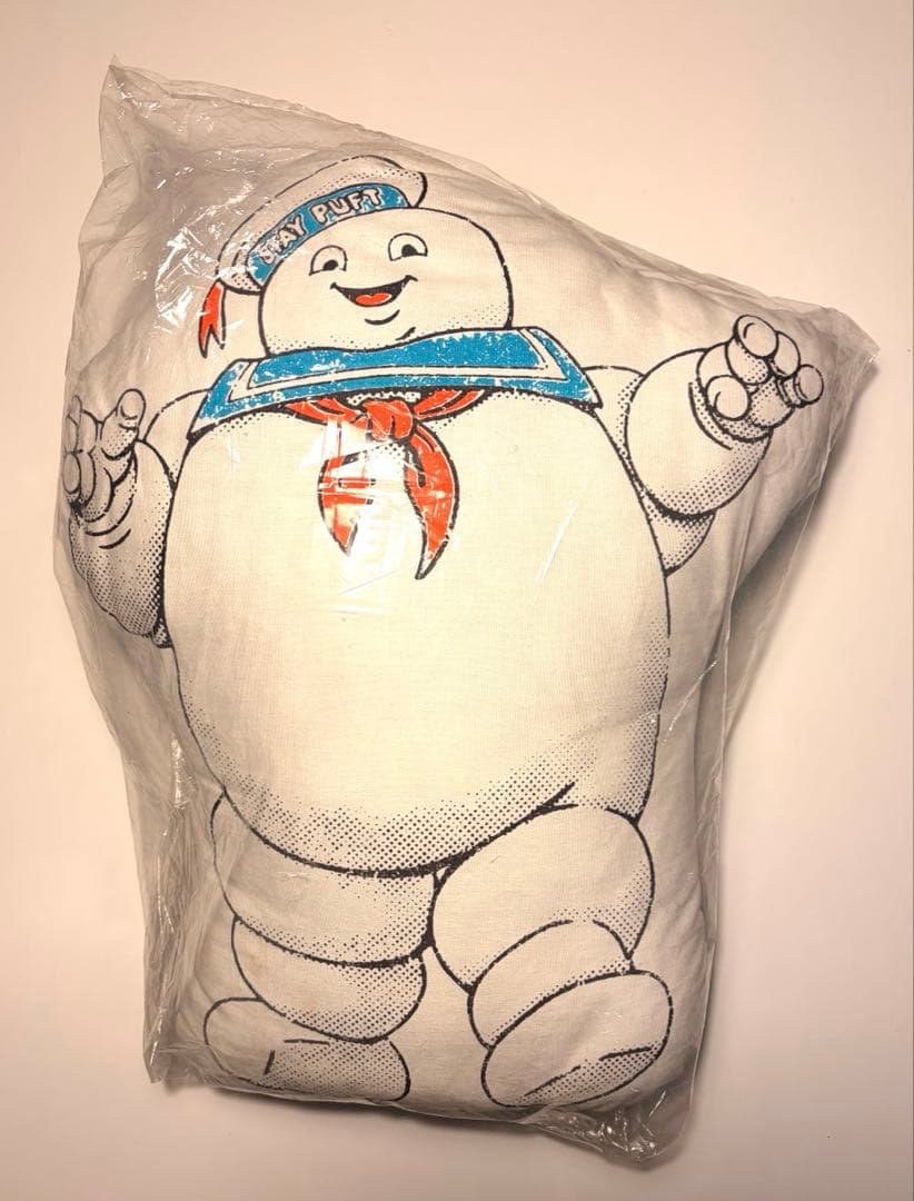 ゴーストバスターズ マシュマロマン＋ロゴ柄 クッション 2種セット 未使用