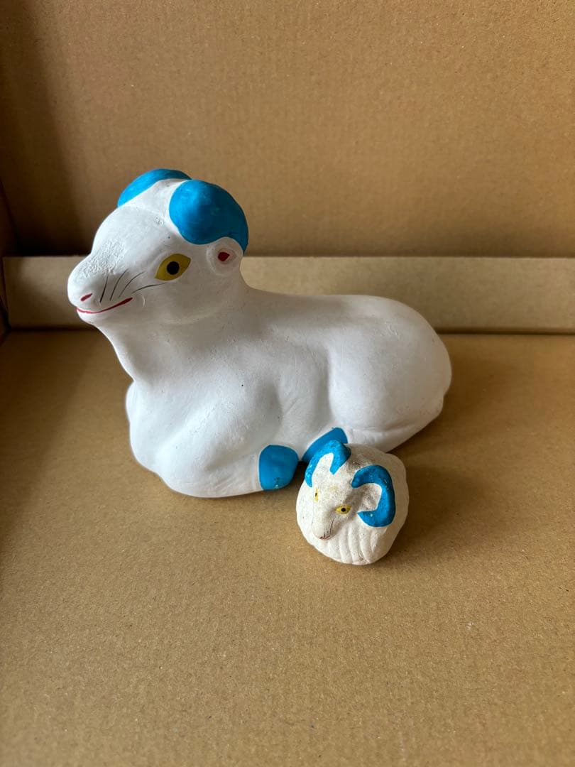 【セット売り】保管箱入り 伏見人形 13+1点セット