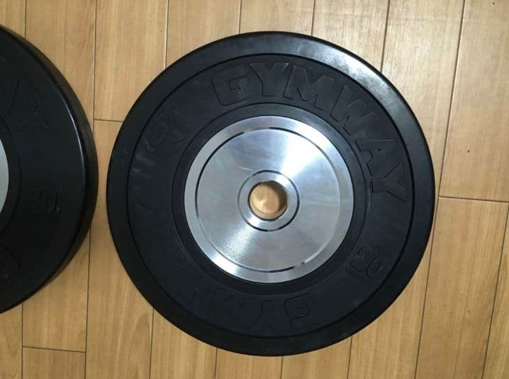 ② GYMWAY バンパープレート 20kg 1枚