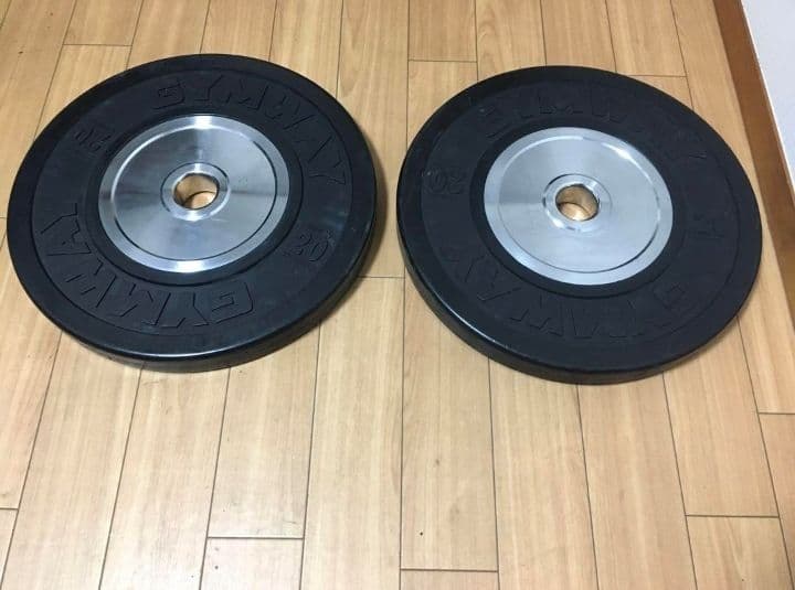 ② GYMWAY バンパープレート 20kg 1枚