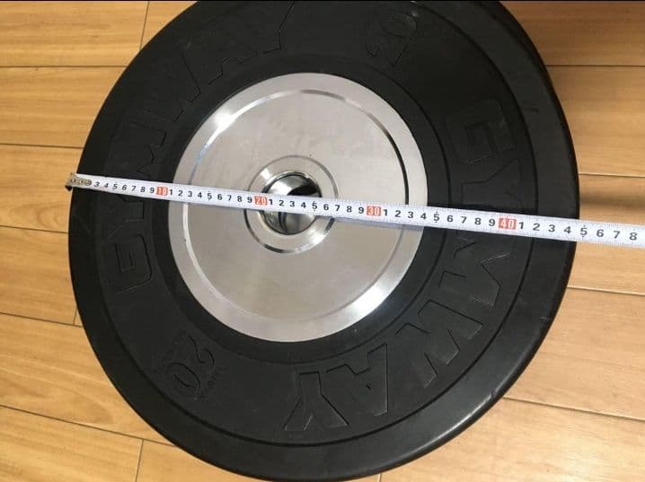 ② GYMWAY バンパープレート 20kg 1枚