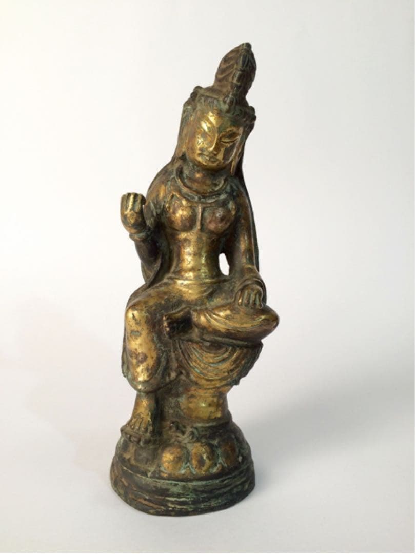 『新羅仏 』弥勒菩薩 (半跏思惟座像　李朝　朝鮮美術　仏教美術)