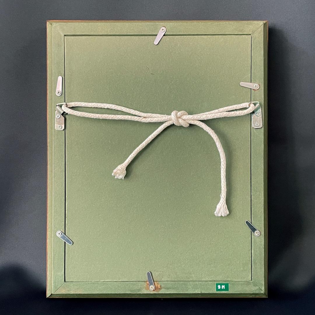 横地洋司「かをたち」油彩 油絵 額付 サイン入り 中古 美品