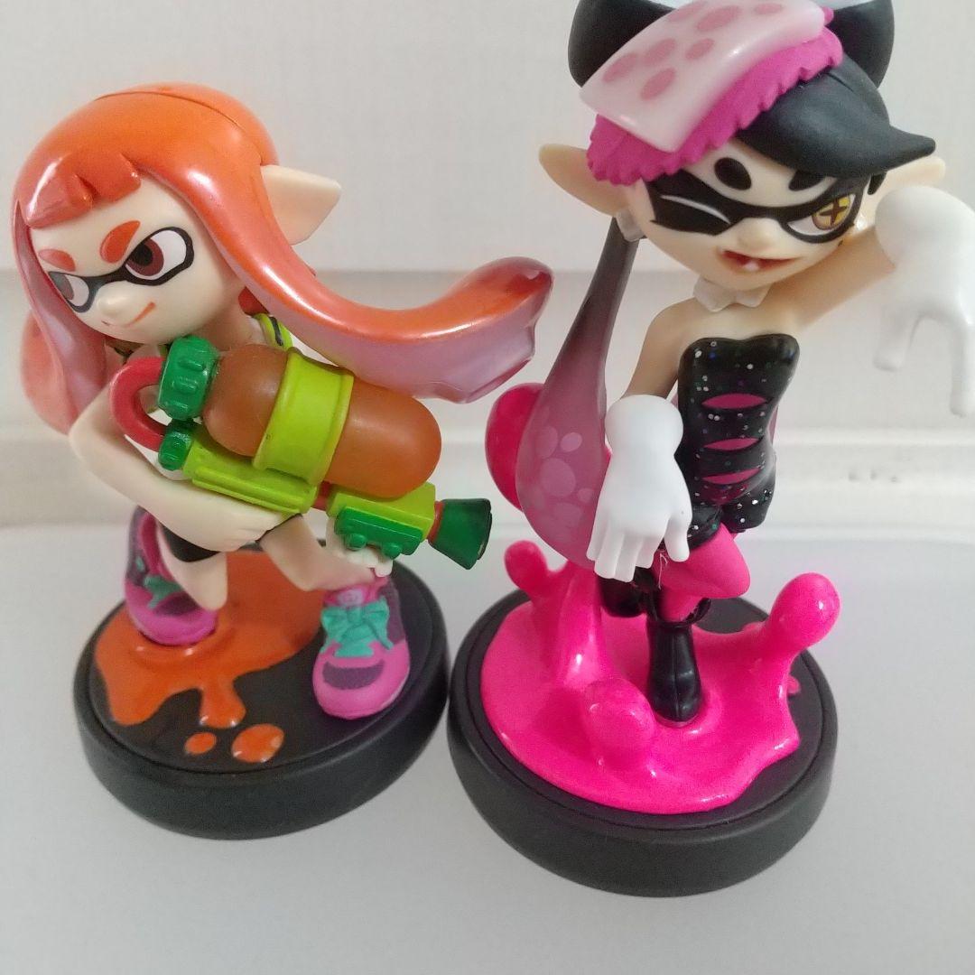 任天堂　amiibo スプラトゥーン ガール ボーイ いか5点セット☆