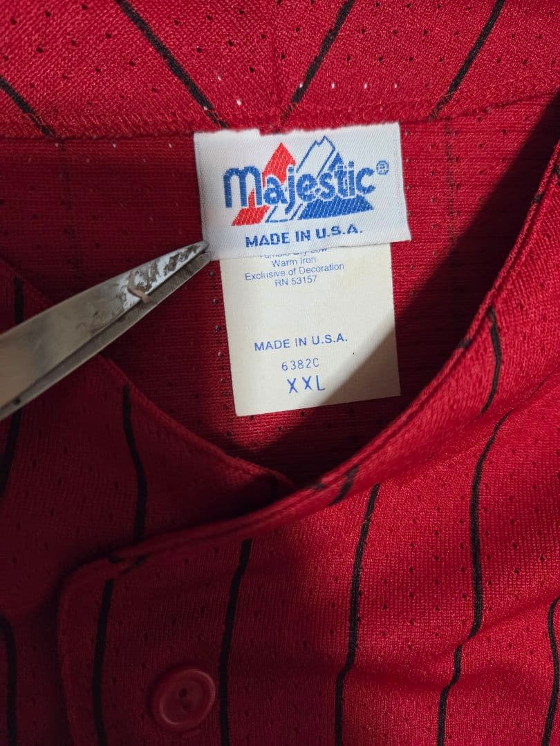 シンシナティ・レッズ　マジェスティック　ユニフォーム　レトロ