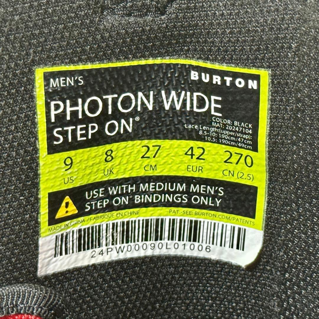 バートン　ステップオン　フォトンワイド　27.0cm