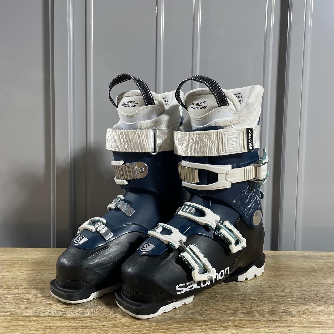 VOLKL151cm SALOMON24/24.5cmストック付きスキーセット