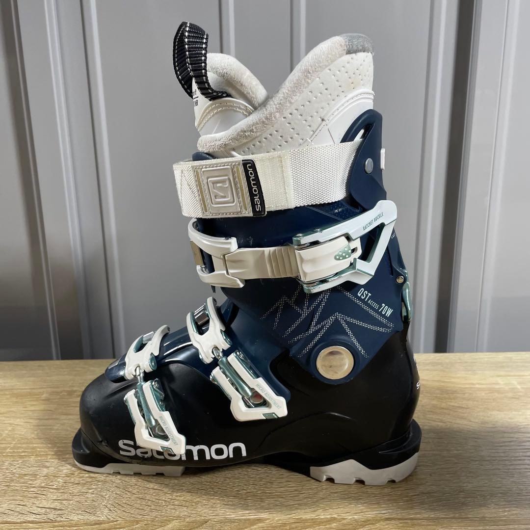 VOLKL151cm SALOMON24/24.5cmストック付きスキーセット