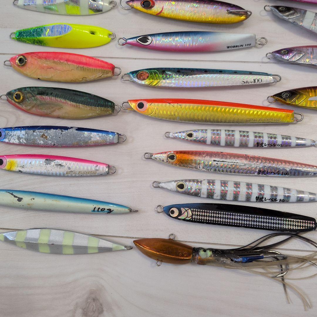 メタルジグセット 100g-150g アシストフック付き