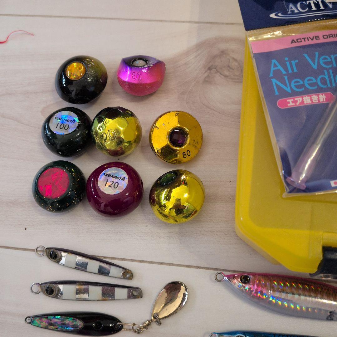 メタルジグセット 100g-150g アシストフック付き