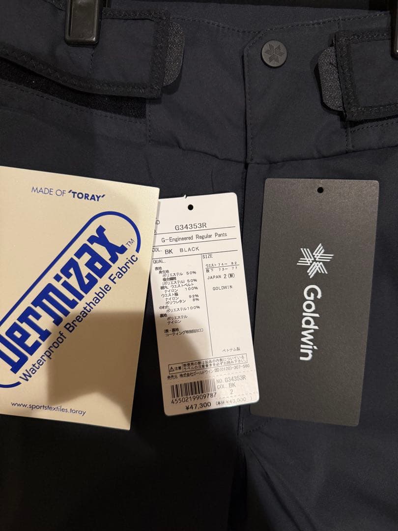 Goldwin スキーウェア　ブラック　2024-25モデル