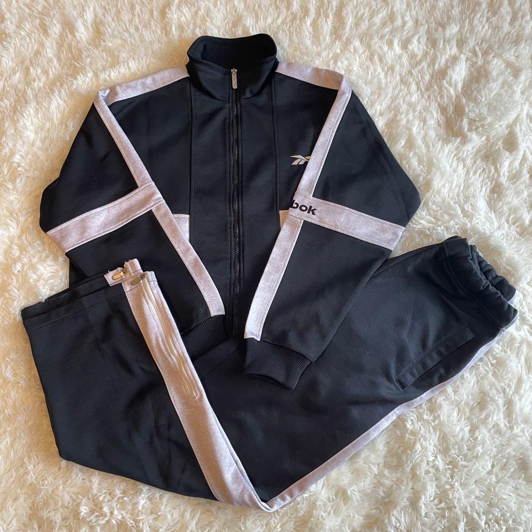 リーボック Reebok ジャージセット ブラック