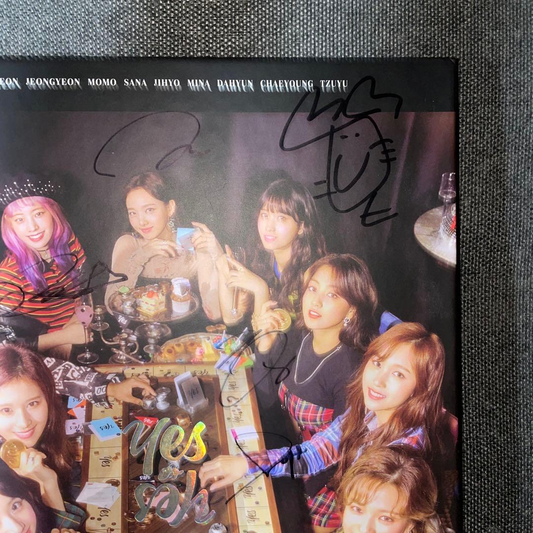 TWICE 直筆サイン入りCD