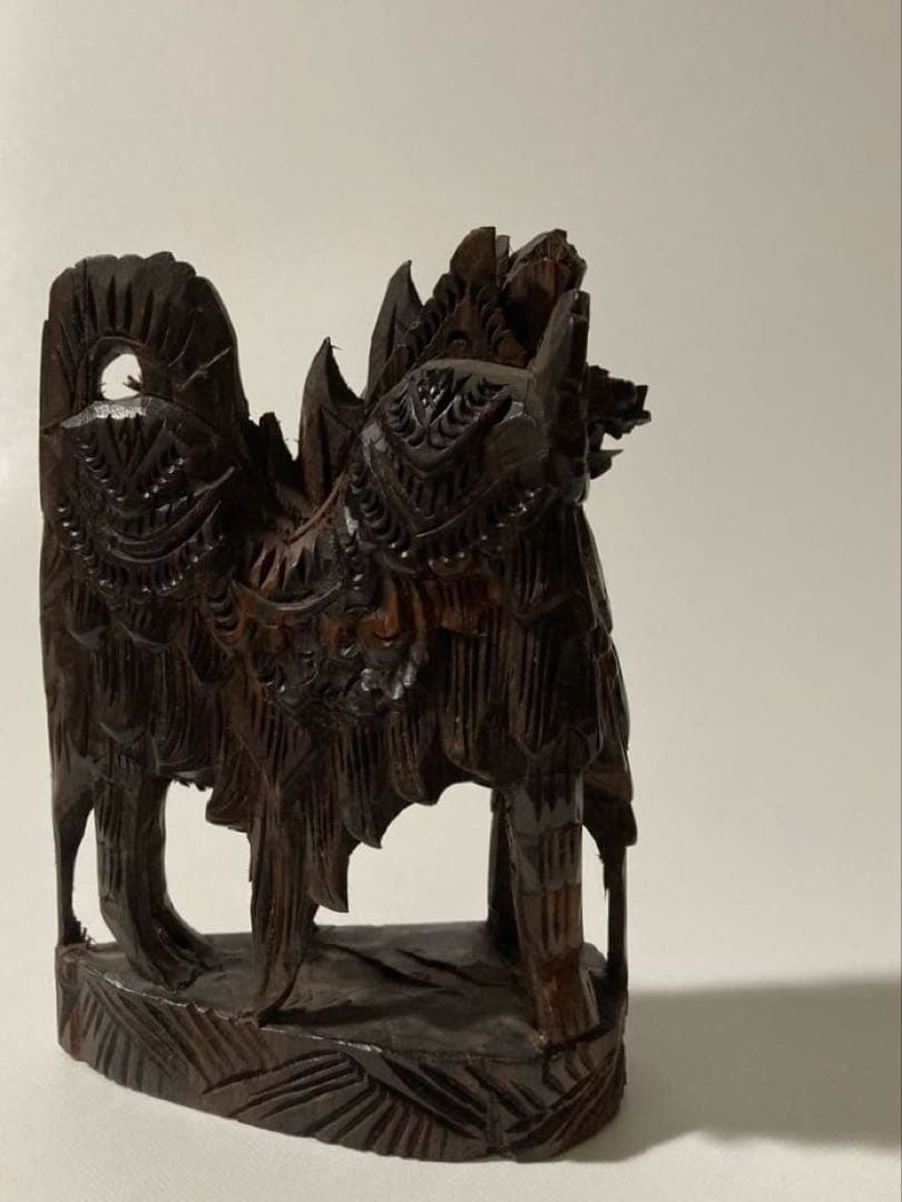聖獣バロン バリ島 仏教美術 木彫り　置物