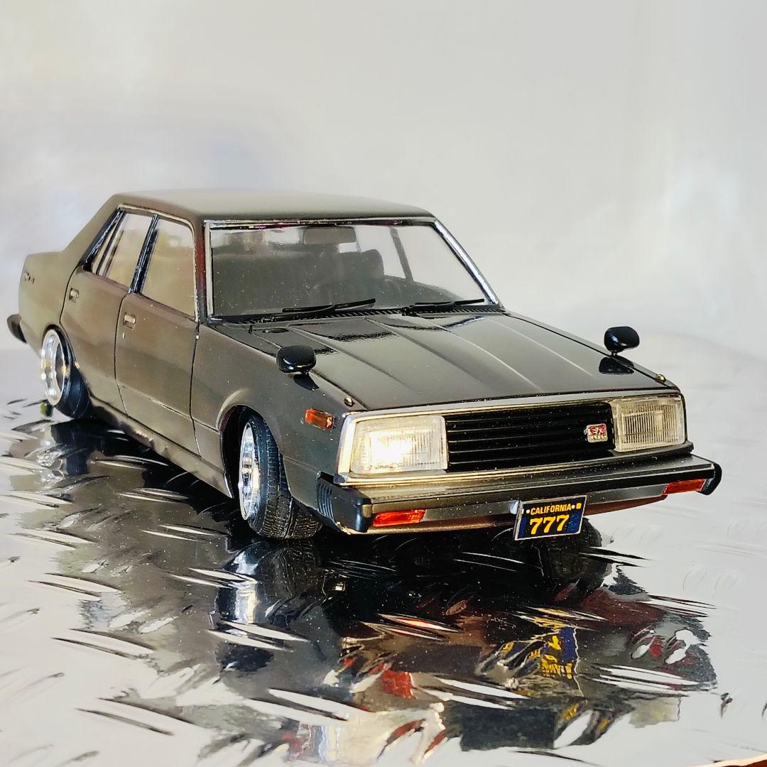 車プラモデル　アオシマ1/24　 日産ジャパン4ド　組み立て済み完成品