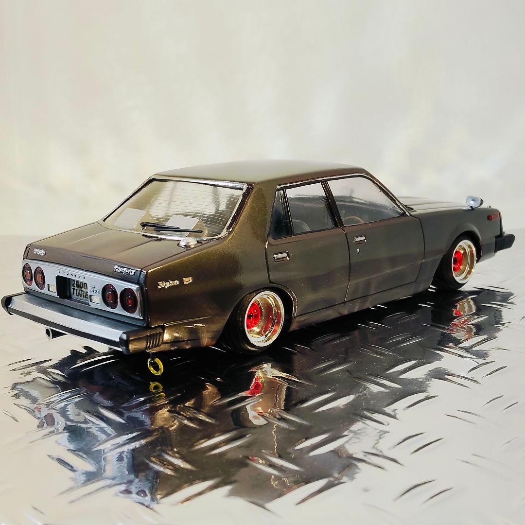 車プラモデル　アオシマ1/24　 日産ジャパン4ド　組み立て済み完成品
