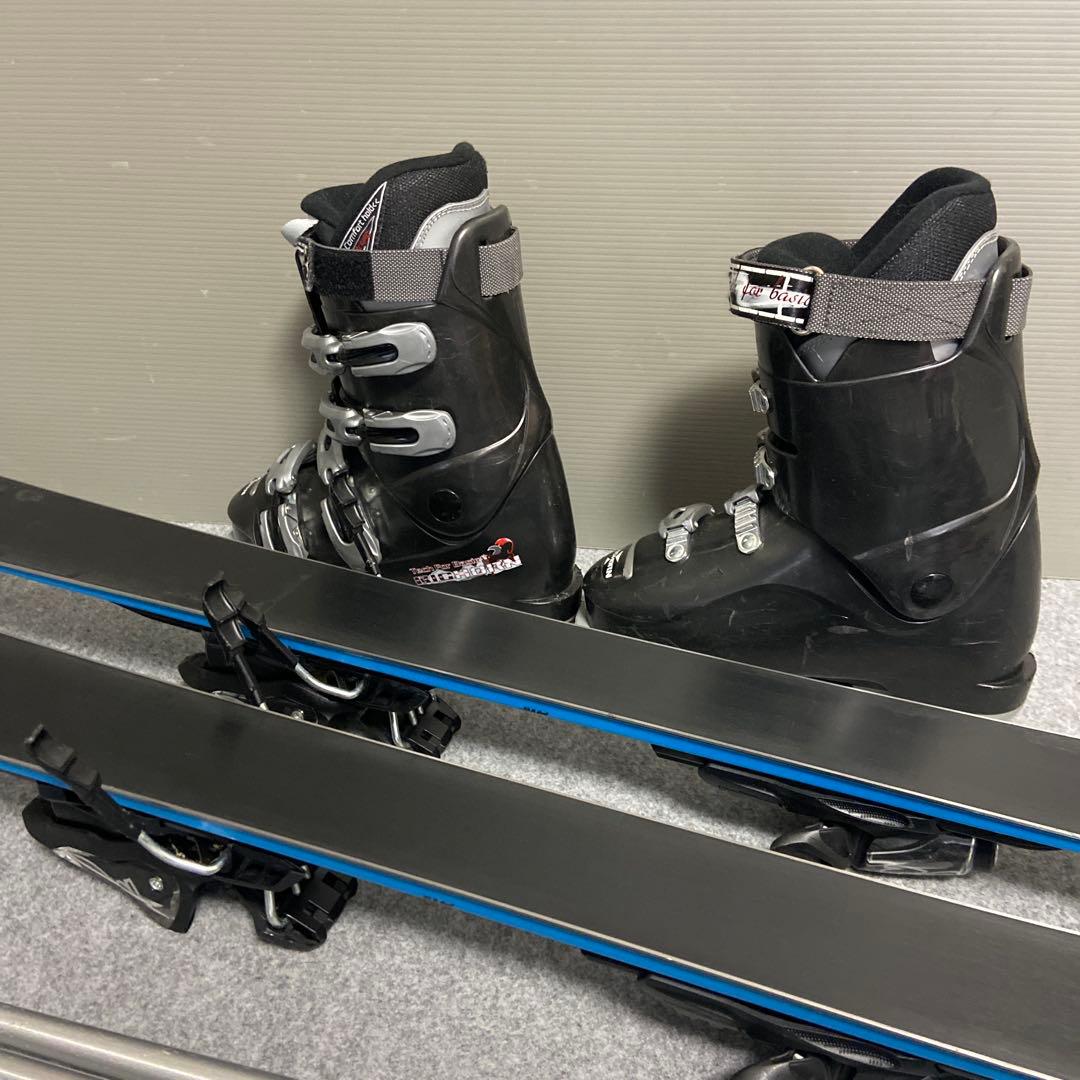 ★メンテナンス済　大人スキーセット　板153cm ブーツ 25~ 25.5cm