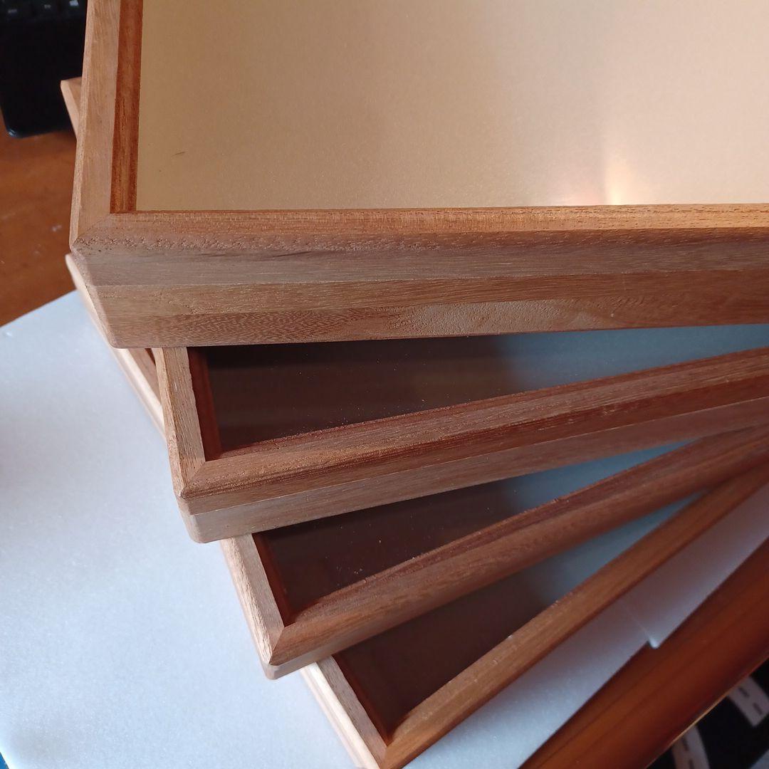 標本箱　印籠式桐箱　4個セット