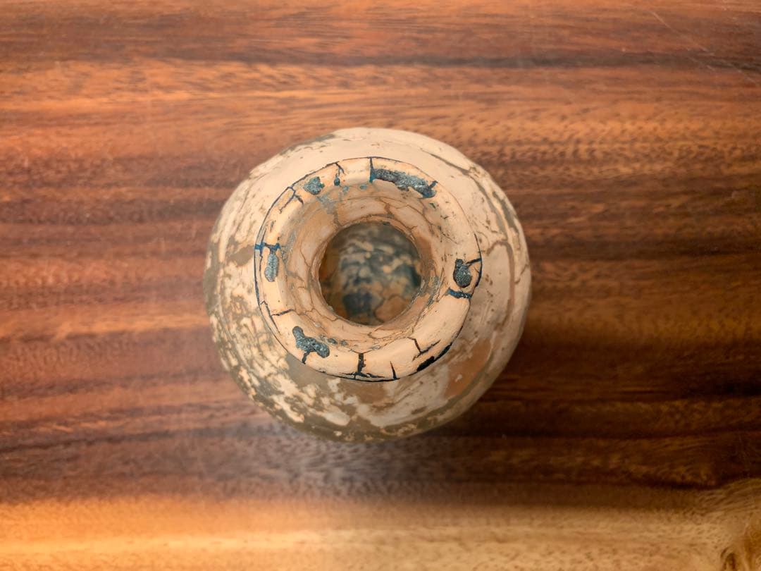 希少 熊谷峻 古代ガラス ローマングラス 花器 人気作家