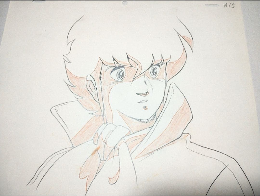 超時空要塞マクロス 一条輝 セル画　原画　昭和　アニメ 美樹本晴彦　直筆
