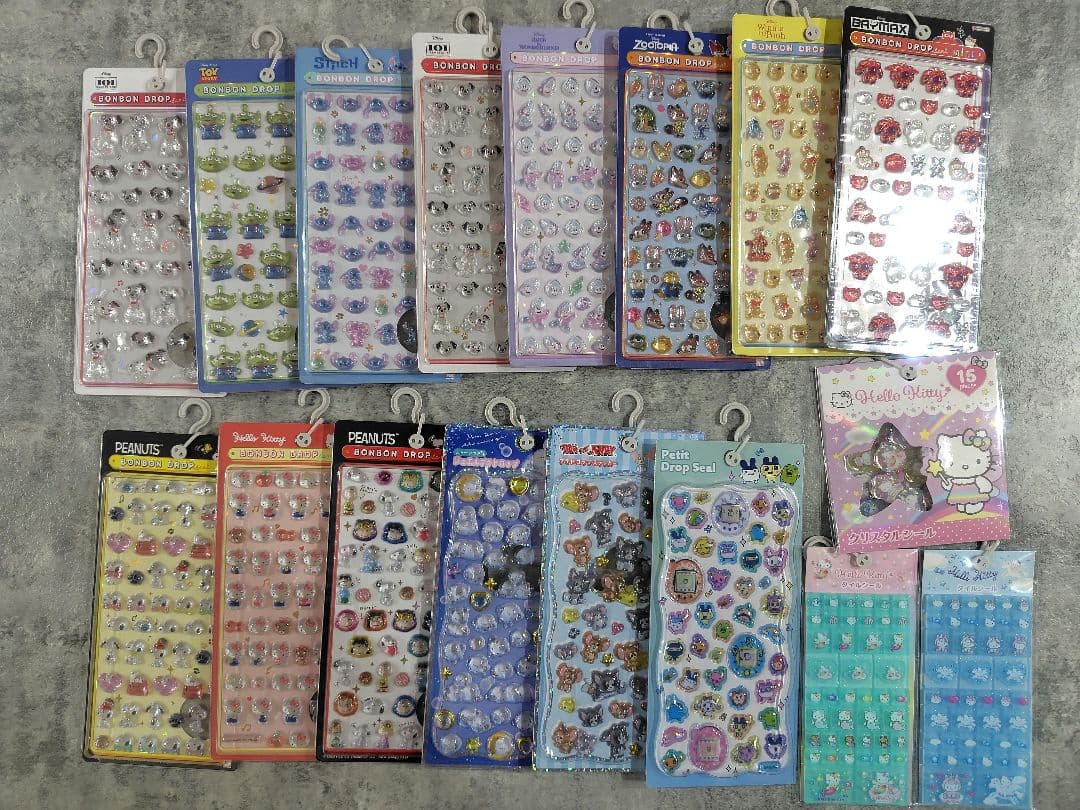 【正規品】ボンボンドロップシール 14枚セット＋他3シート
