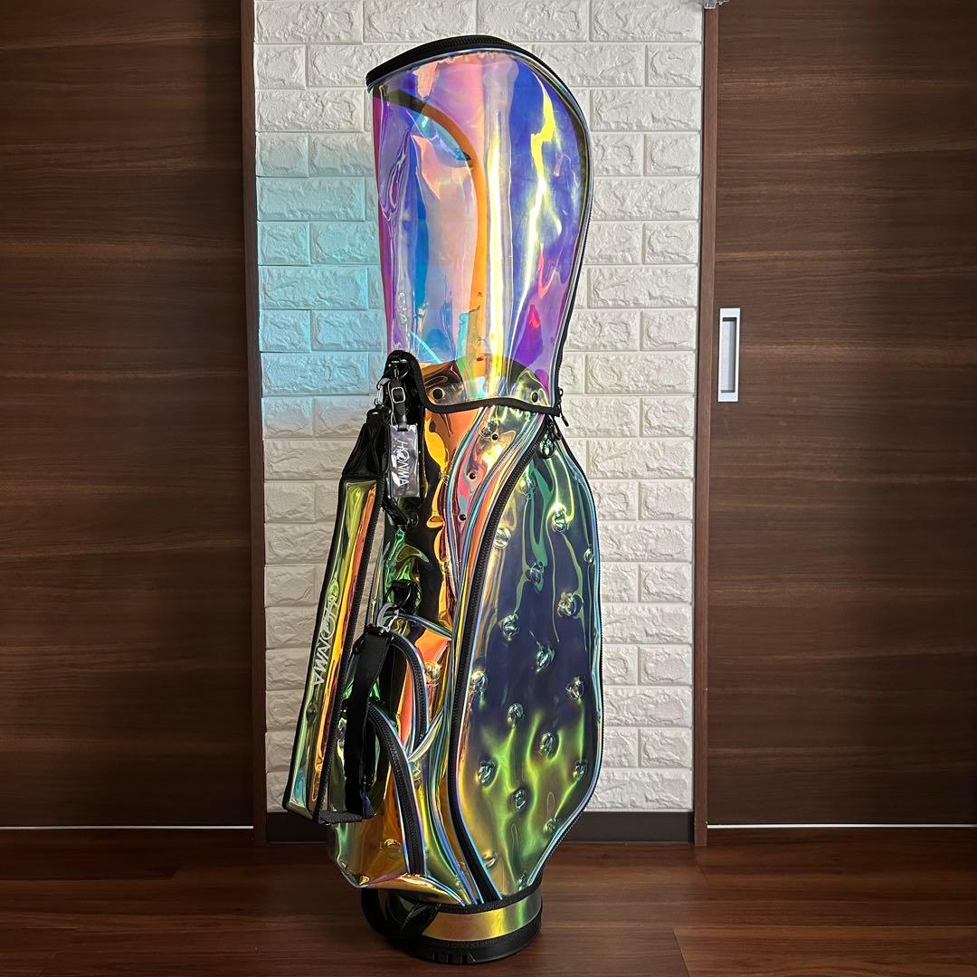 未使用 本間ゴルフ スケルトン クリアキャディバッグ CB12060