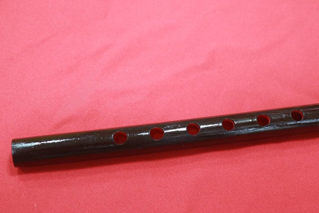 沖縄県産　琉球横笛　竹製（A♯調）音の高さになります。手工品　新品未使用