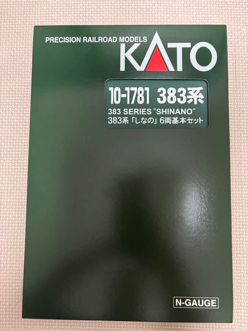 KATO希少新品383系しなの基本セット最新ロット