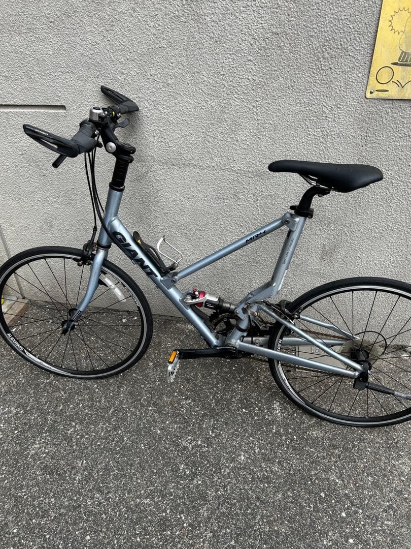 最終価格、希少‼︎ GIANT MR4Fライトブルー24インチ折畳み　交換用ゴム付