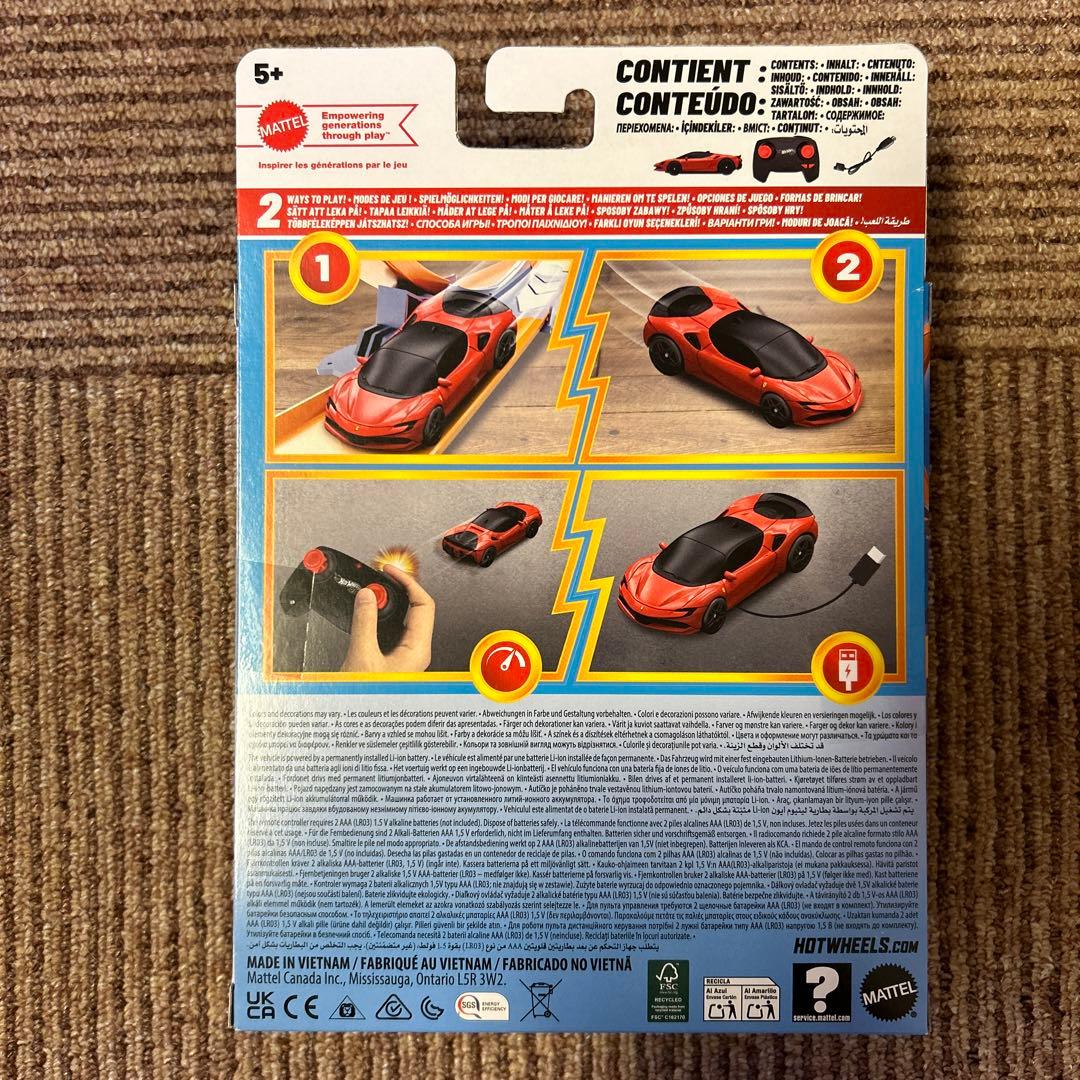 ミニカー Hot Wheels Ferrari SF90 Stradale RC