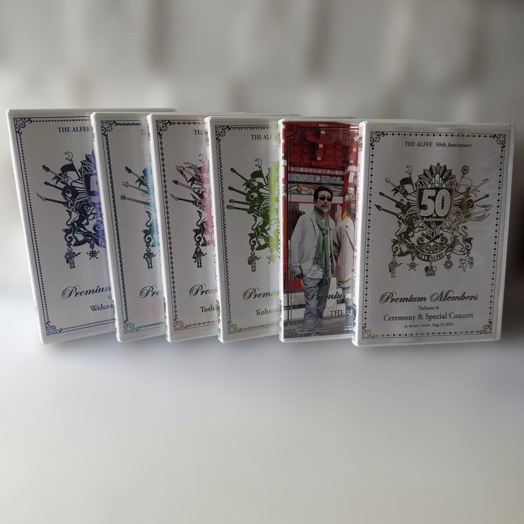 THE ALFEE 50周年プレミアムメンバー 記念DVD &記念トレー