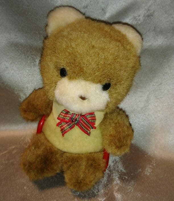 セキグチ 首振り オルゴール テディベア ぬいぐるみ ファンシー 昭和 レトロ