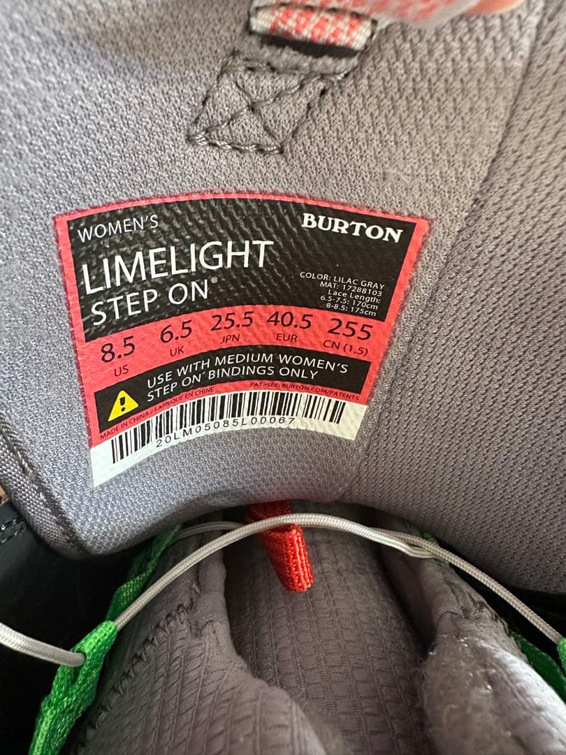 BURTON スノーボードとブーツセット ステップオン　レディース