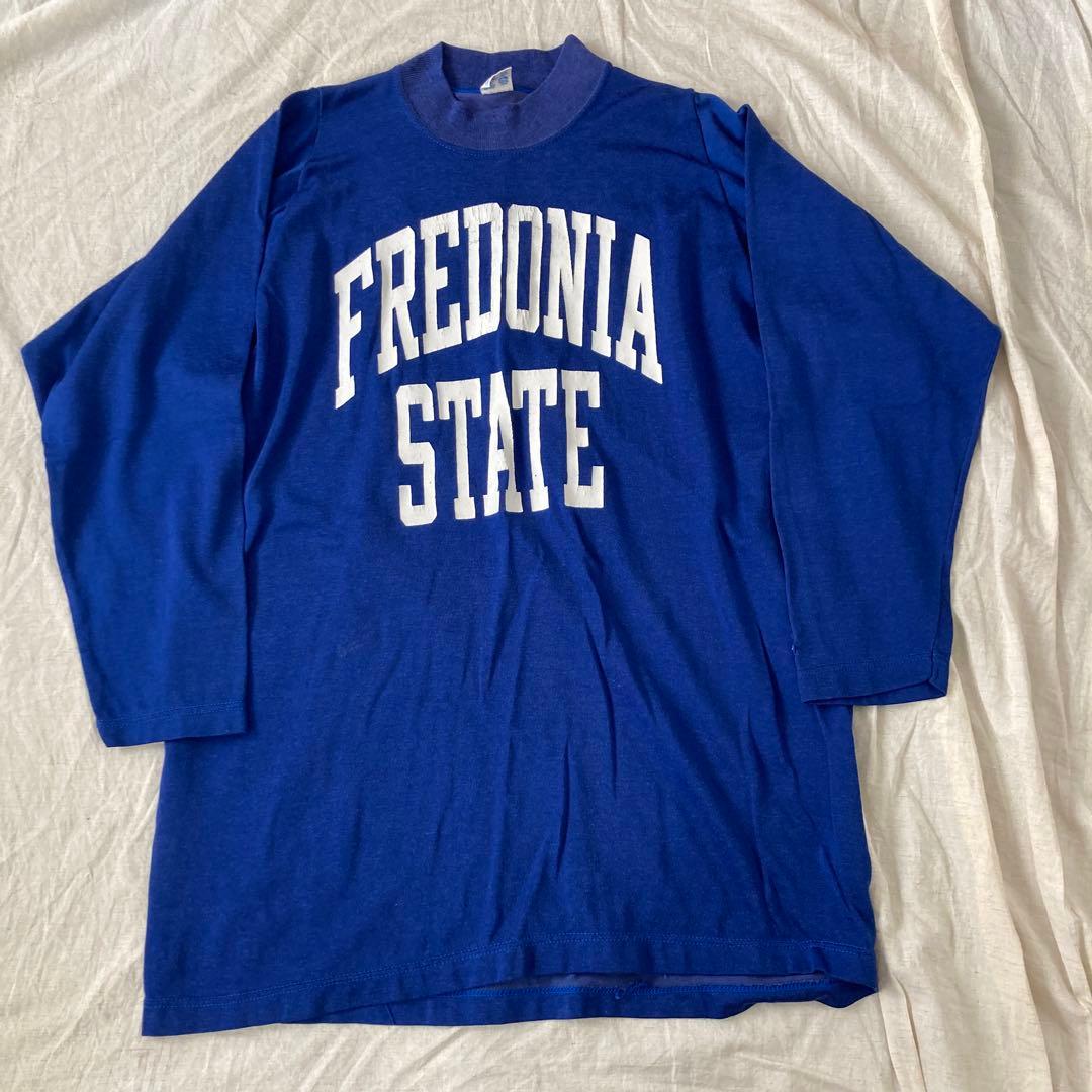 70s チャンピオン フットボールシャツ 割りと美品 ブルー 青 ビンテージ